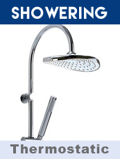 City Thermostatic Bar Shower (Fixed Riser)
