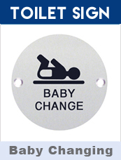 Baby Changing Door Sign