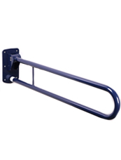 Hinged Support Rail - Mild Steel Dark Blue