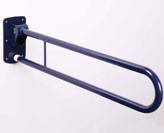 Hinged Support Rail - Mild Steel Dark Blue