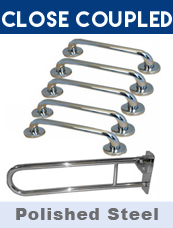 Polished Stainless Steel Grab Rail Kit C C