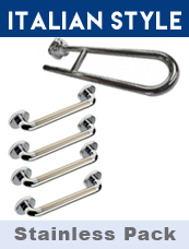 Grab Rail Kit In Stainless Steel