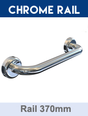 Curved Chrome Grab Rail