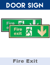 Fire Exit Sign 