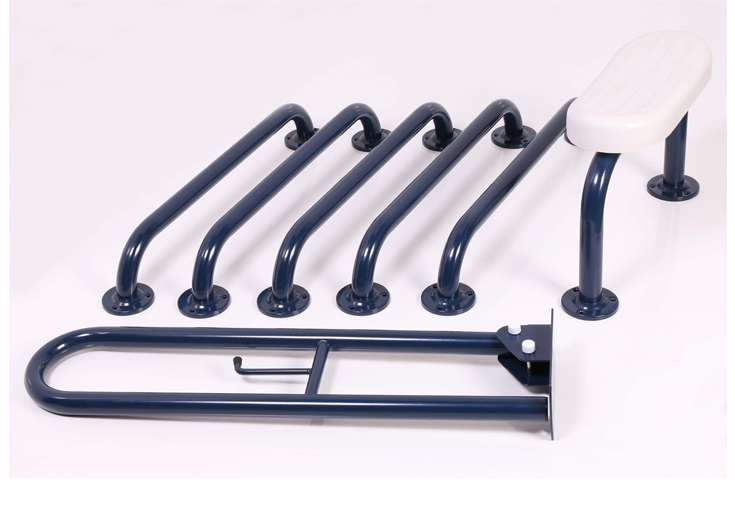 Low Level Grab Rail Kit 2 - Blue