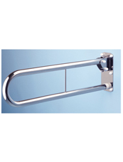 Hinged Support Rail Polished Finish