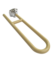 Hinged Support Rail In Sand Chrome