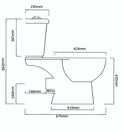 I.Care Comfort Height Toilet Delivered Price