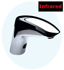 Infrared Minimalistic Basin Mounted Tap