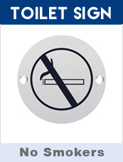 No Smoking Door Sign