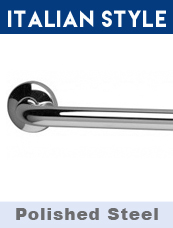 Polished Stainless Steel Grab Bar