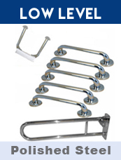 Polished Stainless Steel Grab Rail Kit 