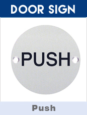 Push Door Sign 