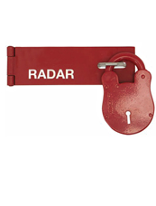 Radar Padlock, Hasp and Staple