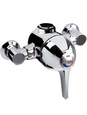 Exposed Thermostatic Sequential Control Shower