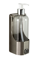 Brushed Stainless Steel 250ml Single Bottle holder