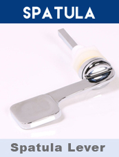 Spatula Lever Polished Chrome