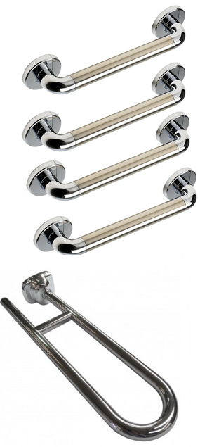 Grab Rail Kit In Stainless Steel