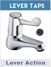 Lever Action Basin Taps With 4 L/MIN Regulator