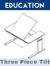 Vision Table Top Three Piece Centre Tilt