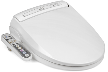 Bidet Shower Toilet Seat - With Remote Control Attached 