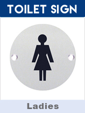 Woman Toilet Door Sign